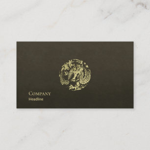 Gold Dragon Business Card Visitenkarte