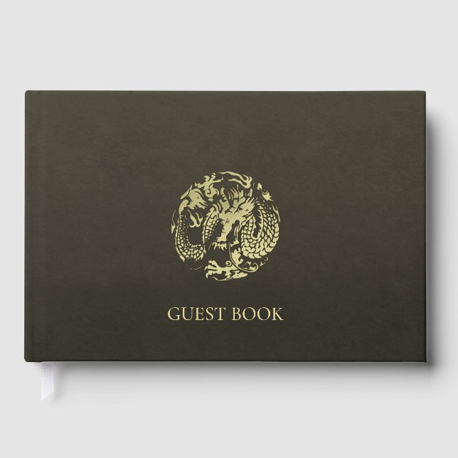 Gold Dragon Gästebuch (Vorderseite)