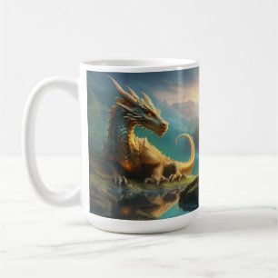 Gold Dragon Kaffeetasse