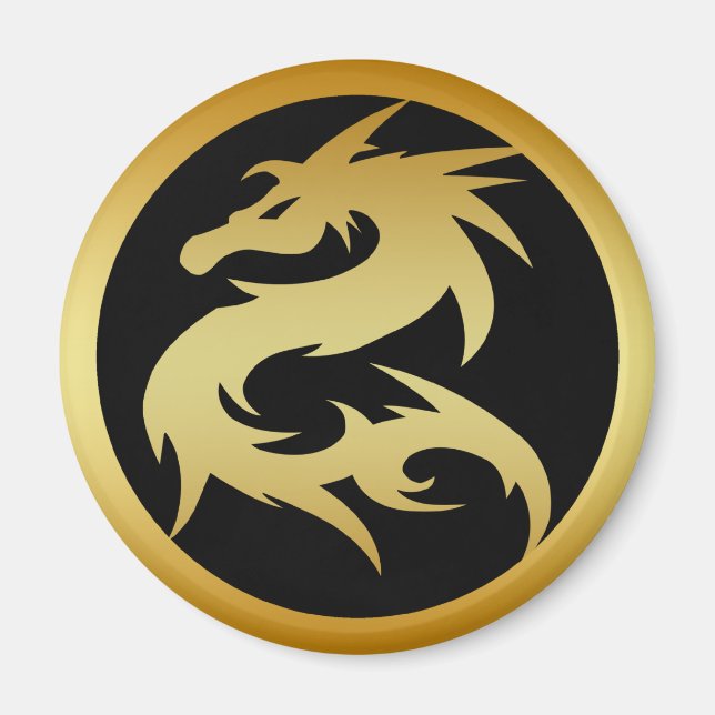 GOLD DRAGON MAGNET (Vorne)