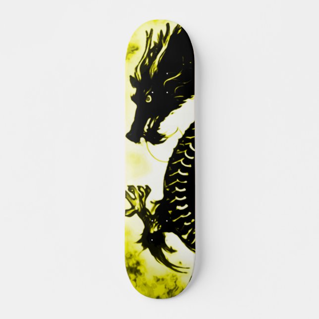 Gold Dragon Suicide Pro Park Board Skateboard (Vorne)