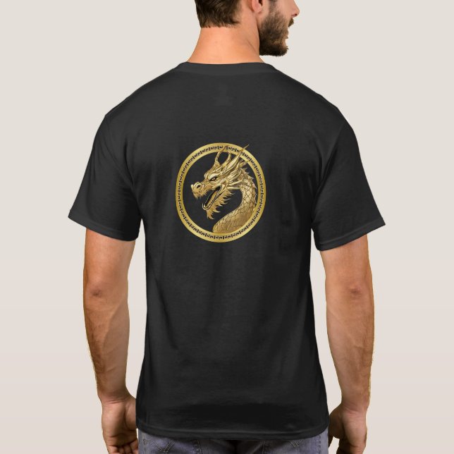 Gold Dragon- T-Shirt (Rückseite)