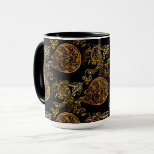 Gold Dragon Tasse