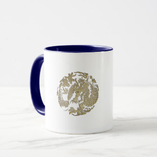 Gold Dragon Tasse
