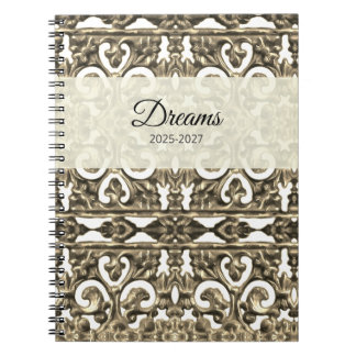 Gold Dream Diary Notizblock