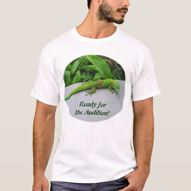 Gold Dust Day Gecko - Audition und Gecko holen T-Shirt (Vorderseite)