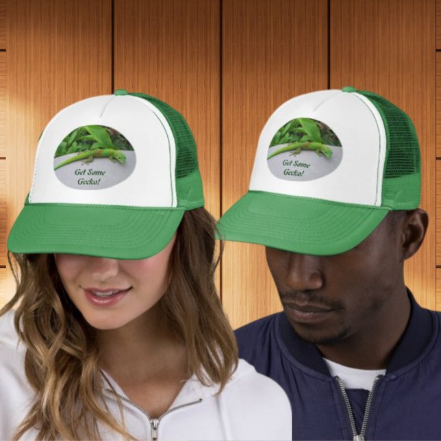 Gold Dust Day Gecko - Audition und Gecko holen Truckerkappe (Gold Dust Day Gecko – Audition and Get Some Gecko Trucker Hat)