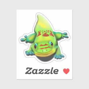 Gold Dust Day Gecko Aufkleber