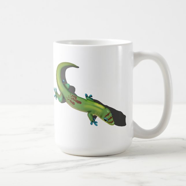 Gold Dust Day Gecko Kaffeetasse (Rechts)