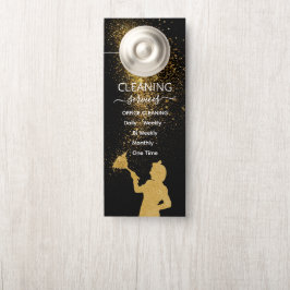 Gold Dust Maid Office Cleaning Service Türanhänger