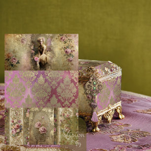 Gold Dust Vintage Fairy MixnMatch All-in-One Seidenpapier