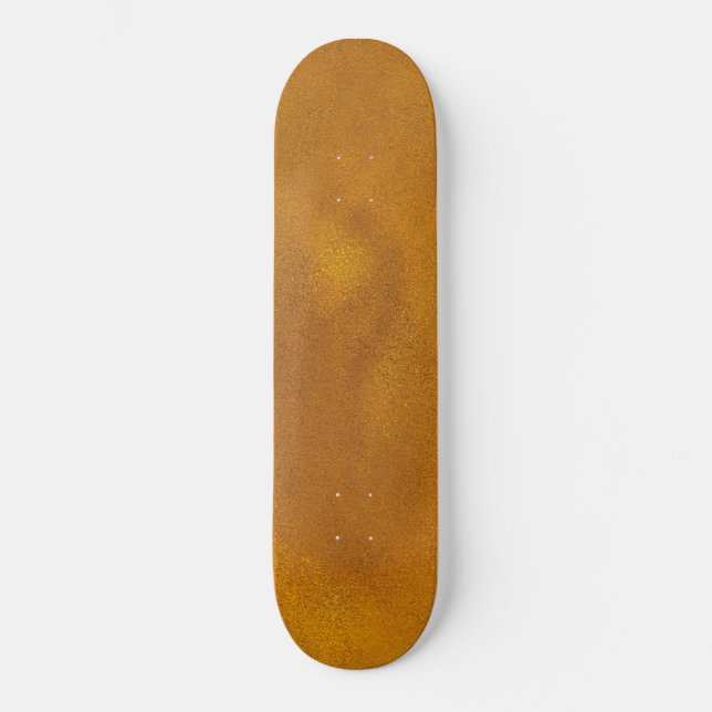 Gold-Effekt Skateboard (Vorderseite)