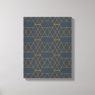 Gold, einfach, modern, cool, trendig geometrisch leinwanddruck