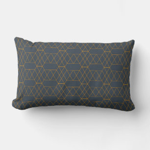 Gold, einfach, modern, cool, trendig geometrisch lendenkissen
