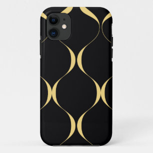 Gold, einfach, modern, luxuriös, wellenförmig Case-Mate iPhone hülle