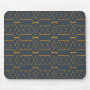 Gold, einfache, moderne, coole, trendy Linien Mousepad
