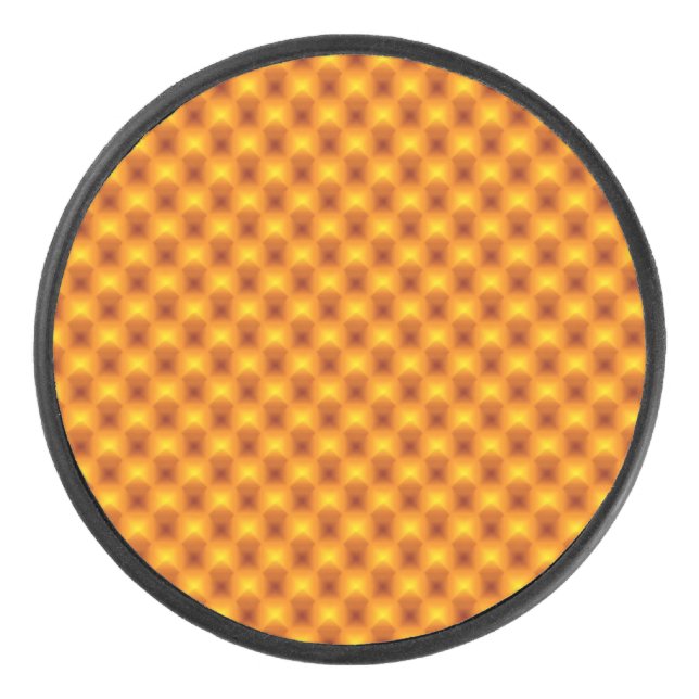 Gold Eishockey Puck (Vorderseite)