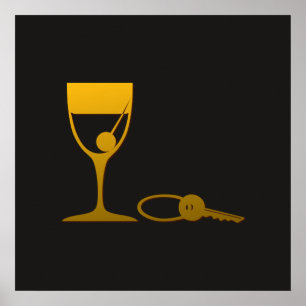 Gold Elegance 22 Print Poster