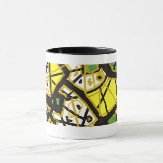GOLD – Eleganter abstrakter Becher Tasse