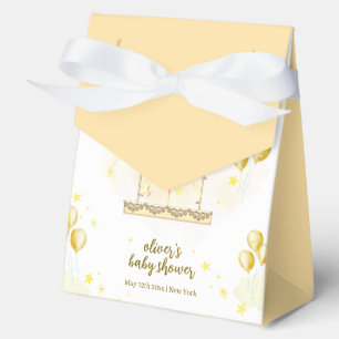 Gold Elegantes Magisches Karussell-Baby-Shower  Geschenkschachtel