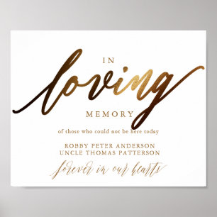 Gold Elegantes Script Typografy Poster