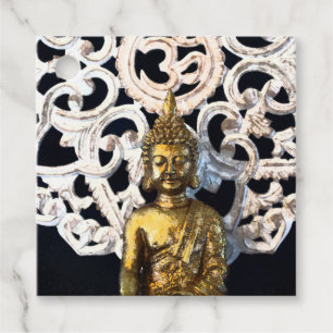 Gold Erde Buddha OM Aum Mantra Ajna Meditation Geschenkanhänger
