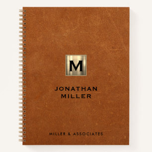 Gold-Erstlogos für Sable Luxury Notizbuch