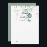 Gold Eukalyptus Calligraphy Wedding Well wünscht Hinweiskarte<br><div class="desc">Diese goldene eukalyptus kalligraphische Hochzeit auch Wünsche Ratschläge Karte ist perfekt für eine rustikale Hochzeit. Dieses künstlerische Design mit handgezeichnet Aquarellgold und grünem Blattwerk inspiriere natürliche Schönheit. Diese Karten sind ideal für Hochzeiten, Brautparty, Babydusche, Graduiertenfest u.v.m. Personalisieren Sie die Karten mit den Namen der Braut und Bräutigam, den Eltern, die...</div>