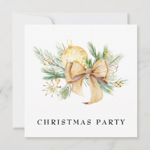 *~* GOLD Familienunternehmen AP20 Weihnachtsfest P Einladung