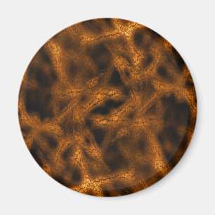 Gold-Fantasie-Muster Magnet