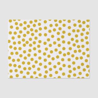 Gold farbige Tupfen Seidenpapier