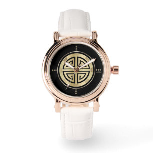 Gold Feng Shui Luxus Symbol Watch Armbanduhr