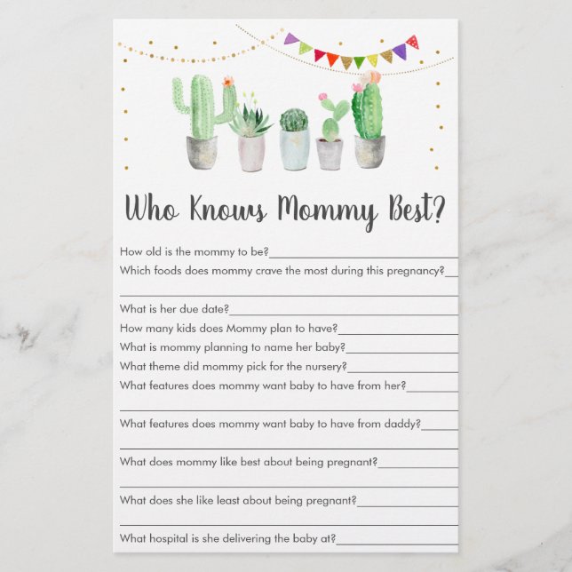 Gold Fiesta Cactus, der Mommy Best Game kennt (Vorderseite)