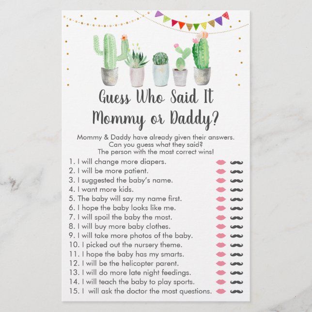 Gold Fiesta Cactus Guess, der gesagt hat, dass es  (Vorderseite)