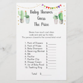 Gold Fiesta Cactus rät das Preisspiel