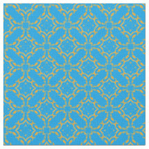 Gold Filigree und Türkis Muster