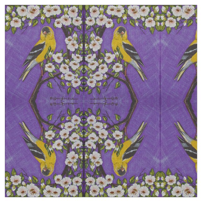 Gold Finch Stoff (Muster)