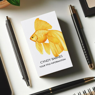 Gold Fish Business Card Visitenkarte