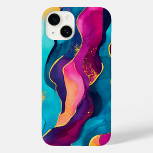 Gold Flaked Pattern Case-Mate iPhone 14 Hülle