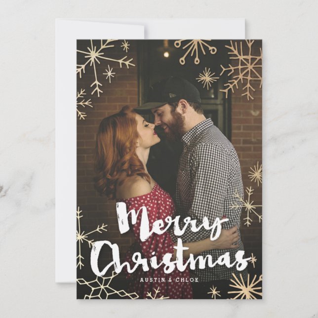 Gold Flakes Weihnachten (Vorderseite)