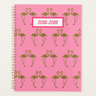 Gold Flamingo Planner Planer