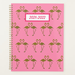 Gold Flamingo Planner Planer