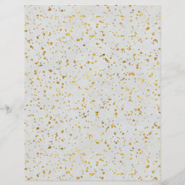 Gold Flecked Scrapbook Paper