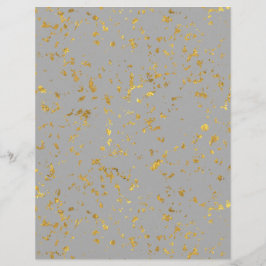Gold Flecked Scrapbook Paper