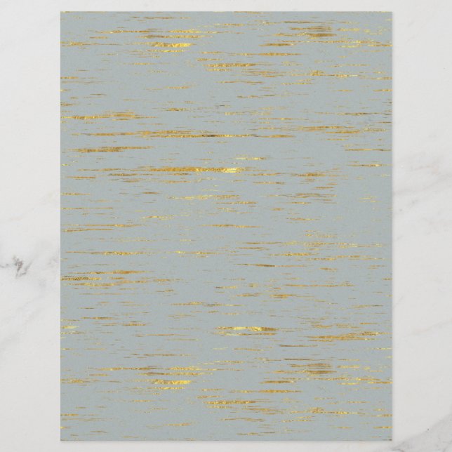 Gold Flecked Scrapbook Paper (Vorderseite)