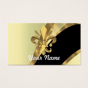 Gold Fleur de Lys personalisiert
