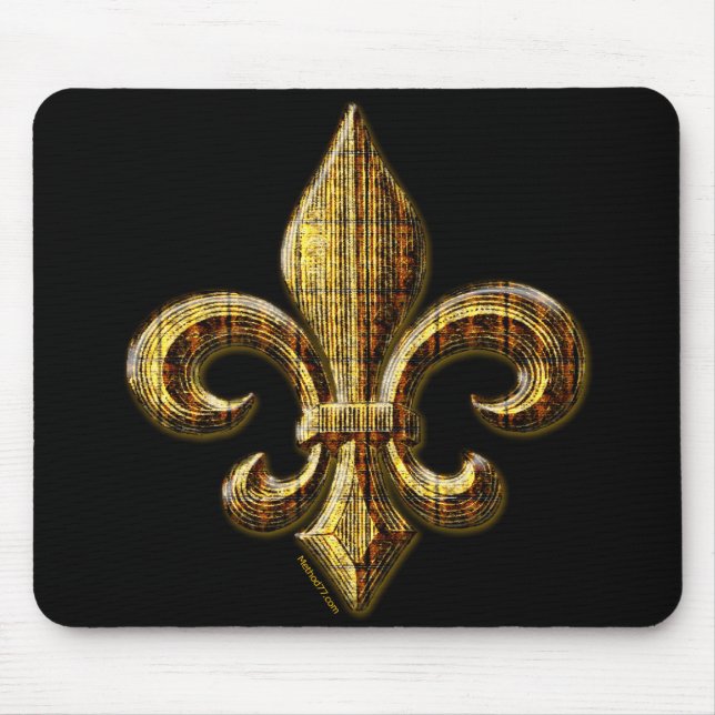 Gold Fleur Mousepad (Vorne)