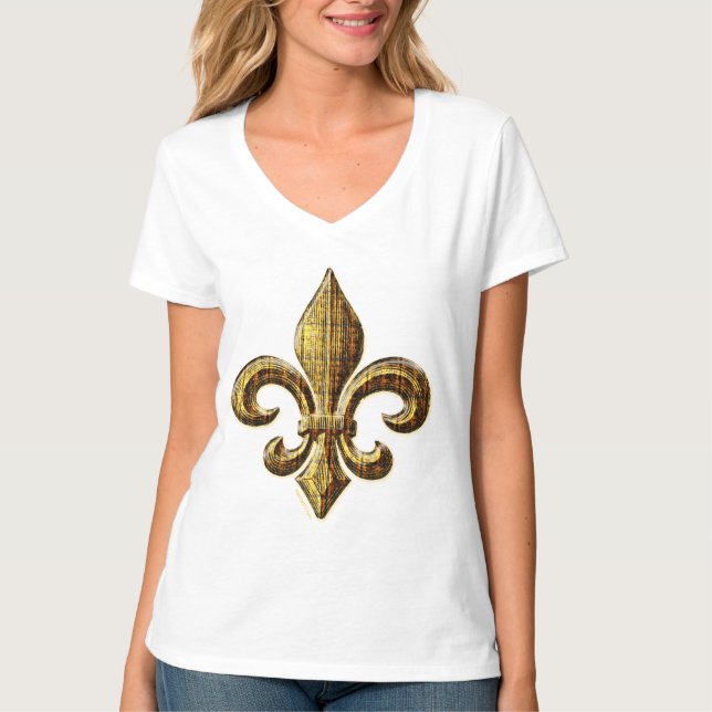 Gold Fleur Women T-Shirt (Vorderseite)
