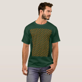 Gold Fleurs de Lis Pattern T - Shirt