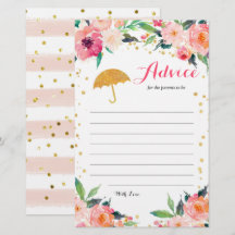 Gold Floral April Duschen Babyduschenempfehlung Ka